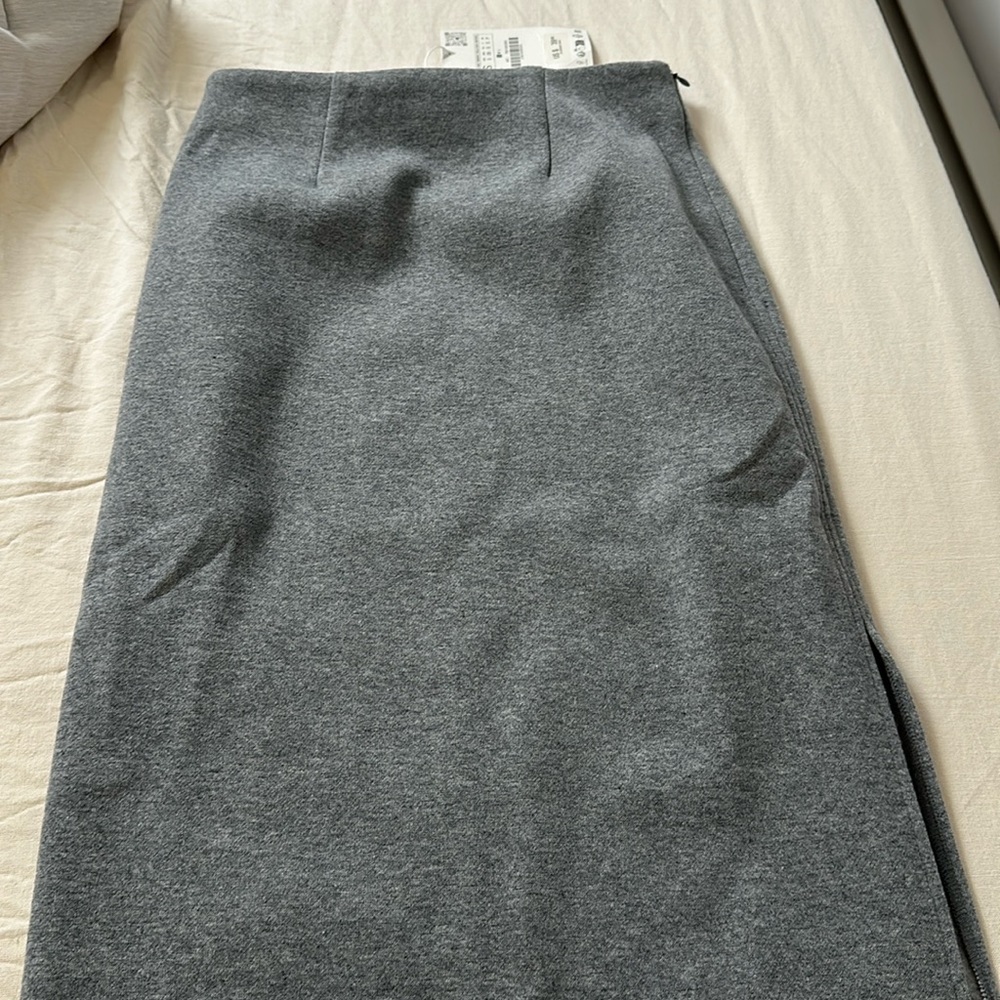Long split skirt